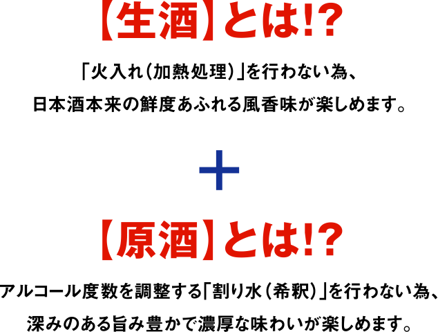 生酒とは!?+原酒とは!?